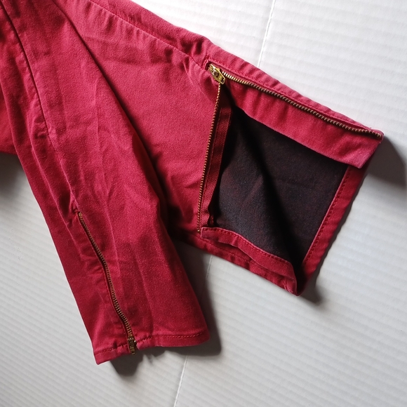 ☆☆☆Denizen Levi's Red High-Rise Ankle Skinny size 18 or 34w - Picture 7 of 9